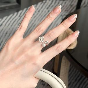 แหวนเงินแท้ S925 ประดับมุก ดีไซน์เฉพาะตัว สไตล์จีนโบราณ ระดับไฮเอนด์ อเนกประสงค์ รูปทรงดอกไม้ - Product Image 3