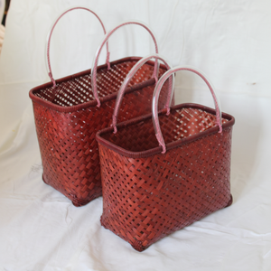 Panier de rangement en bambou tissé à la main personnalisable directement du Vietnam-pour pique-nique pain gâteau panier alimentaire - Product Image 1