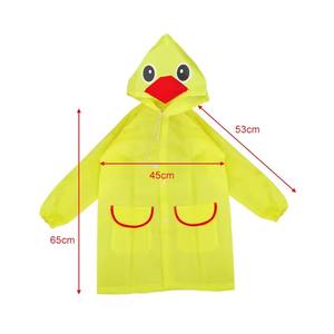 Solid Color Kids Cartoon Raincoat Animal Style Waterproof for Children Folding <b>Rain</b> <b>Coat</b> Rainwear <b>Rain</b> <b>Coat</b> Kids <b>Rain</b> Poncho - Product Image 5
