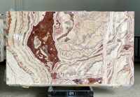 Panneau mural en marbre naturel Simpson Veins Silver Dragon pour décoration intérieure