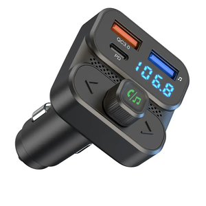 36W/QC3.0 cargador de coche USB dual rápido con <span class=keywords><strong>Bluetooth</strong></span> inalámbrico transmisor FM receptor de Radio MP3 Audio música estéreo adaptador reproductor - Product Image 1