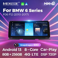 MEKEDE 680 Snapdragon reproductor multimedia para coche Android Pantalla de audio DSP sterio sistema táctil para BMW Serie 6 F06 F12 2010-2017