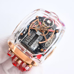 Reloj Mecánico Automático Deportivo de Lujo de Alta Calidad, Ovalado, Luminoso, con Correa de Caucho - Product Image 4