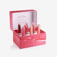 Couronne gagner prix compétitif brillant à lèvres cosmétique boîte de papier pinceau de maquillage éponge emballage cadeau boîte de parfum de luxe boîtes de papier vides