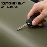 Film de protection de peinture (PPF) en TPU ultra mat vert kaki 1,52*15m 7,5 mil pour voitures militaires, urbaines et tout-terrain