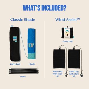 Tenda da Spiaggia Impermeabile a Energia Eolica con Tettoia Ombreggiante, Montaggio in 3 Minuti, 150 mq Ft. Tenda per 8 persone con assistenza al vento, leggera - Product Image 2
