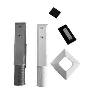 Barandilla de Acero Inoxidable Cuadrada Roscada de Alta Resistencia para Vidrio, <span class=keywords><strong>Tubo</strong></span> de Balaustrada de Pared Sólida y Gruesa, Moderna, para Villas, DIY - Product Image 6