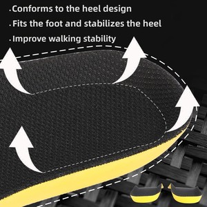 Semelles en fibre de carbone PU <span class=keywords><strong>anti</strong></span>-torsion, soutien stable de la voûte plantaire, inserts pour chaussures de sport, plaque en fibre de carbone pour athlètes, course à pied, basketball - Product Image 3