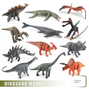Ensemble de jouets miniatures de dinosaures jurassiques en PVC : Velociraptor, Triceratops, Stegosaurus - Vente en gros - Product Image 5