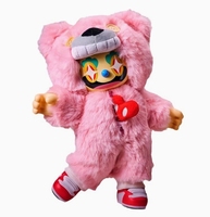 Marchandises authentiques YOOT TOY REBEL Bear Clown Bear Pinocchio Plush Doll Trendy Ornaments