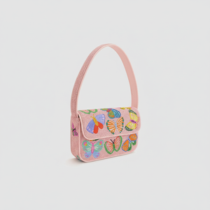 Sac à perles florales avec bandoulière réglable - Product Image 1