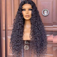 Perruque brésilienne droite 13x4 en cheveux humains vierges Remy, transparente pour lace front, pour femmes noires - Vente en gros