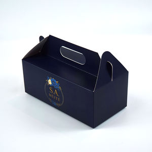 Cajas de Embalaje de Papel Reciclable con Logotipo Personalizado, para Panadería, Donas, Pasteles, Postres, Portátiles - Product Image 4