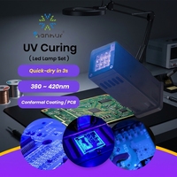 Module LED COB UV intégré Tianhui avec dissipateur thermique 395nm 365nm pour appareils de polymérisation UV portables et imprimantes 3D