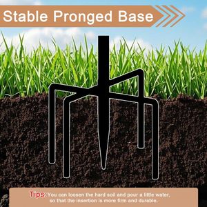 Nichoir élégant en fonte avec bol de bain d'oiseaux pour décor d'ornement de jardin extérieur - Product Image 5