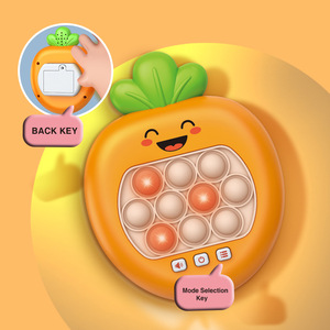 Console de jeu électronique anti-stress en forme de fruit, jeu rapide à presser, jouet lumineux à bulles pour enfants et adultes - Product Image 4