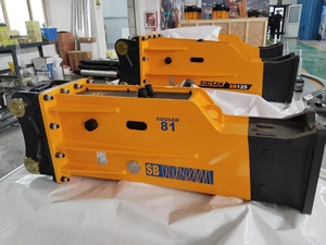 หัวเจาะไฮดรอลิกแบบกล่อง SB81 พร้อมเครื่องยนต์ สำหรับรถขุดขนาด 18-26 ตัน รับประกัน 1 ปี สำหรับงานก่อสร้างและเหมืองแร่ - Product Image 4