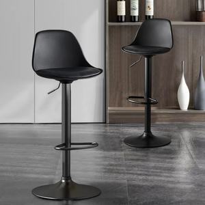 Sillas de Bar Modernas y Resistentes de Plástico, Ajustables, Giratorias, Ergonómicas, con Altura para Barra - Product Image 6