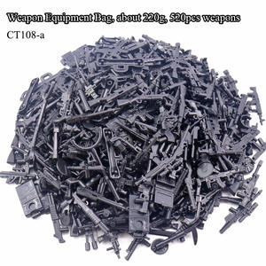 500 + pièces Mini arme militaire Pack accessoires Kits sac jouets soldat tactique guerre armée pistolet équipement engins ensembles bloc de construction - Product Image 6