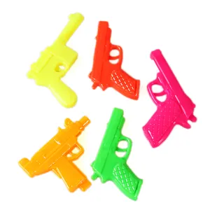 Mini pistolet jouet en plastique pour enfants, logo personnalisable, bon marché, 12 pièces, promotion, vente en gros