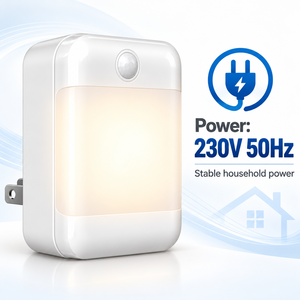 Wholesale <b>LED</b> Night <b>Light</b> Plug In <b>Light</b> <b>Sensor</b> Dusk to Dawn Warm White Wall Outlet Lamp for Bedroom Hallway Staircase - Product Image 6