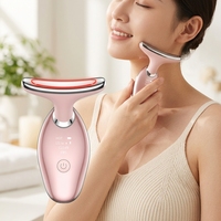 Appareil de soin de la peau multifonctionnel professionnel portatif en ABS, machine de lifting facial, instrument de beauté compact pour le raffermissement et le drainage, prise US