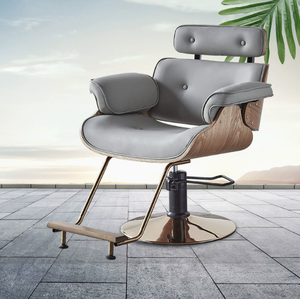 เก้าอี้ทำผมระดับไฮเอนด์สำหรับคนดังทางอินเทอร์เน็ต, เก้าอี้ทำผมแบบยกและหมุนได้สำหรับร้านทำผมโดยเฉพาะ, เก้าอี้ทำผมสำหรับร้านเสริมสวย - Product Image 3