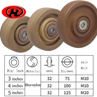 Résistant à la chaleur 4 "haute température four de cuisson cuisinière chariot roue accessoires de remplacement