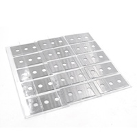 Lames de coupe en carbure de tungstène de 0,2 mm à 3 trous pour découper le film plastique
