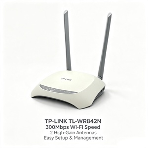 Router Inalámbrico TP-Link 842N <span class=keywords><strong>841N</strong></span> FTTH Usado, Versión en Inglés, 300Mbps, 1 Puerto LAN + 4 Puertos WAN, Repetidor WISP, Punto de Acceso - Product Image 5