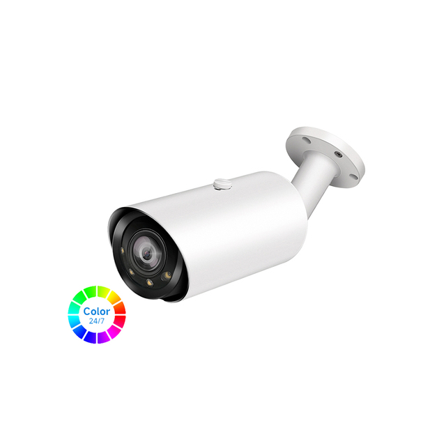 6MP Motorized 5X ZOOM Outdoor Bullet PoE IP Security Camera, Full Color Night Vision, Built in Mic, MicroSD Slot, NDAA Compliant