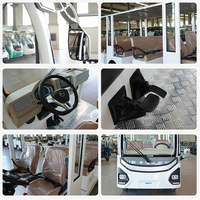 Bus électrique de tourisme urbain 8 places et 11 places, puissant pour les excursions en ville