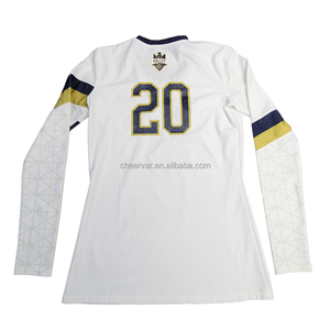 Benutzer definierte Langarm Damen Volleyball Trikots Anpassbare Volleyball Kleidung - Product Image 4