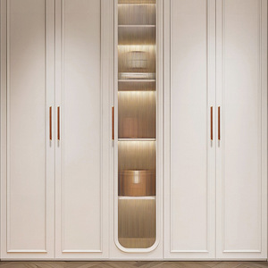Leather Cabinet Door Handles Zinc Alloy Gold Finish Bar Shape Contemporary Design For Kitchen Wardrobe Drawer Furniture - Product Image 2