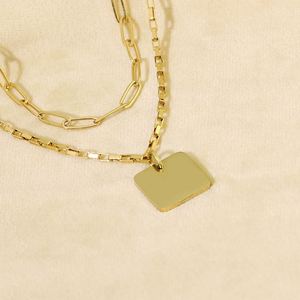 24K Gold Personalize <b>Name</b> Women 3D Laser Printer Engraver Chain Blank <b>Custom</b> Personalized Customized Cham Men Women Bar <b>Necklace</b> - Product Image 1