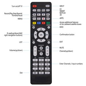 Control Remoto Universal para TV RC SD-G008, Compatible con <span class=keywords><strong>Televisores</strong></span> Inteligentes LG, Samsung, Sony y Todas las Marcas de <span class=keywords><strong>Televisores</strong></span> TCL - Product Image 4