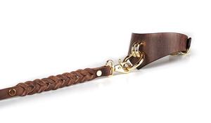 Collier et laisse en cuir BDSM, collier soumis, collier BDSM discret DRE-0011 - Product Image 2