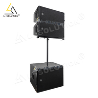 Système de sonorisation Line Array L-solution 4 PCS HDL20 2pcs HDL18-A, enceintes actives néodyme 10/18 pouces, caisson de basses, écologique, portable