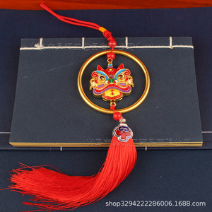 Accesorios <span class=keywords><strong>de</strong></span> estilo étnico Dington National Trend Dance, Bestias auspiciosas para <span class=keywords><strong>la</strong></span> buena fortuna y <span class=keywords><strong>la</strong></span> seguridad, Colgante para coche hecho a mano DIY - Product Image 5