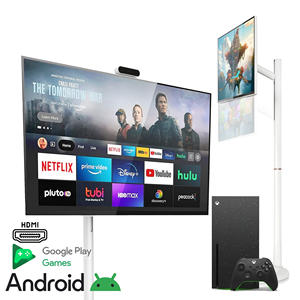 Venta al por mayor 27 pulgadas Smart Hotel TV para el vestíbulo blanco LED HDTV Check-In Cámara antirrobo montaje personalizado marca para baños - Product Image 2