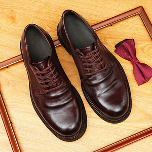 Leisure washed Peterbie <b>shoes</b> with round toe, retro thick sole, suitable for all occasions, trendy for business. - Product Image 5