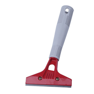 Grattoir à lame de rasoir en plastique rétractable, outil de nettoyage ménager pour le retrait des étiquettes autocollantes, pour le verre des fenêtres, raclette en aluminium et caoutchouc - Product Image 2