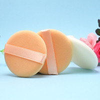 Velours japonais de haute qualité super doux floqué poudre sèche miel poudre bouffée outils de maquillage en poudre libre