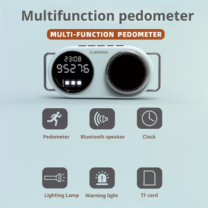 Đa chức năng thể thao hẹn giờ đèn Pin BT v5.4 loa không dây cảnh báo ánh sáng chạy di động <span class=keywords><strong>Pedometer</strong></span> - Product Image 2