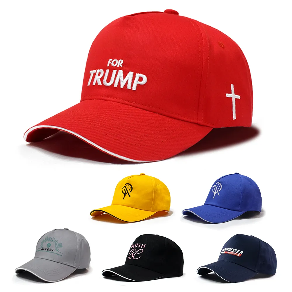 Fashion Custom Baseball Caps Custom Dad Embroidery Logo Fitted Unisex Plain Sports Golf Cap Hats