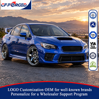 Vente flash - Jantes forgées monobloc concaves chromées polies 18x9.5 19x10.5 5x114.3 pour Subaru WRX STI S209