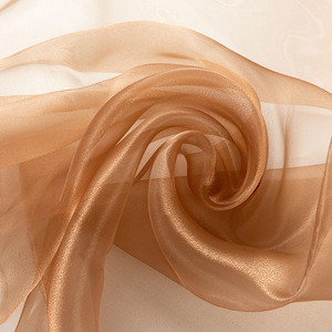 Vải Organza Trơn Mỏng Dệt Màu Trơn Mỏng 100% <span class=keywords><strong>Polyester</strong></span> Trọng Lượng Nhẹ Cho Váy Cưới/Mạng Che Mặt/Váy Thời Trang/Rèm - Product Image 2