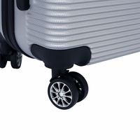 Ensemble de 3 valises légères en ABS personnalisées de 20'', 24'' et 28'' avec capacité extensible