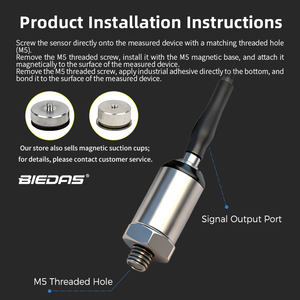 <span class=keywords><strong>Capteur</strong></span> IEPE industriel BIEDAS BYDED1000KT pour la surveillance des infrastructures, soudé au laser, directement de l'usine - Product Image 2