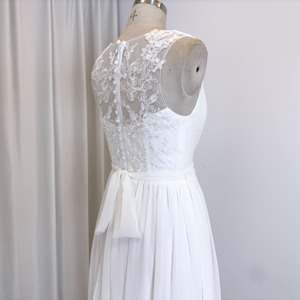 TEENYEE nouvelle mode dentelle en mousseline de soie a-ligne dames robes de soirée robes de cocktail blanches pour <span class=keywords><strong>demoiselle</strong></span> <span class=keywords><strong>d</strong></span>'<span class=keywords><strong>honneur</strong></span> - Product Image 6